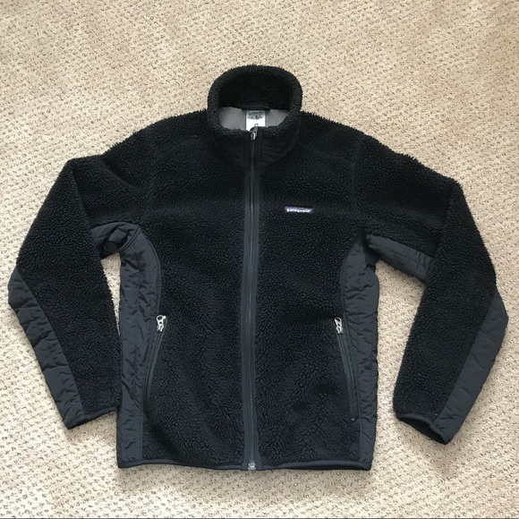 Patagonia Jackets & Blazers - Patagonia Retro-X High Pile Black Sherpa Fleece